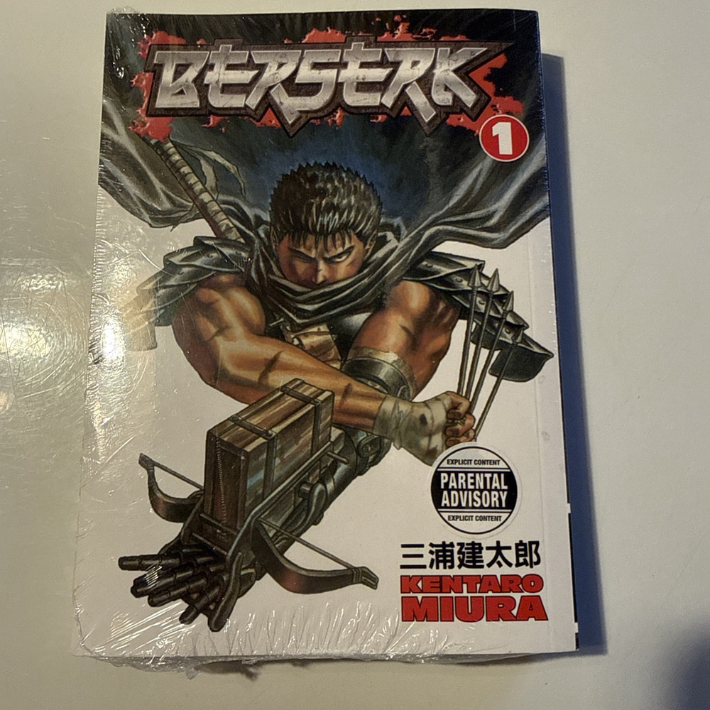 Dark Horse Berserk Vol 1 Manga Mature OS Black New Sealed Kentaro Miura Guts